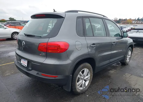 2016 Volkswagen Tiguan S из США, поврежденный, VIN WVGBV7AX1GW590257